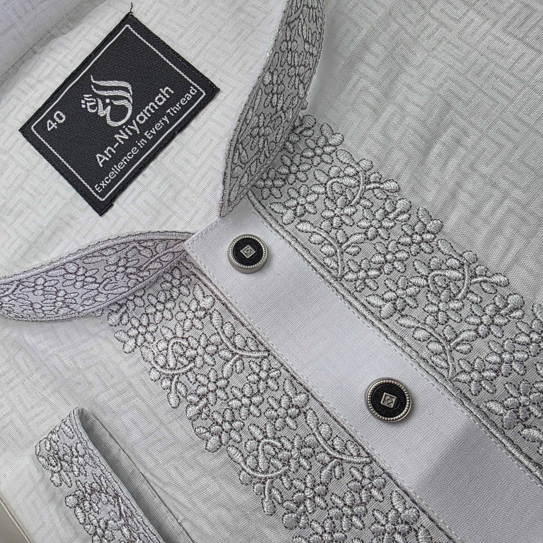 Pure White Sheer Cotton Panjabi for Summer - Image 3