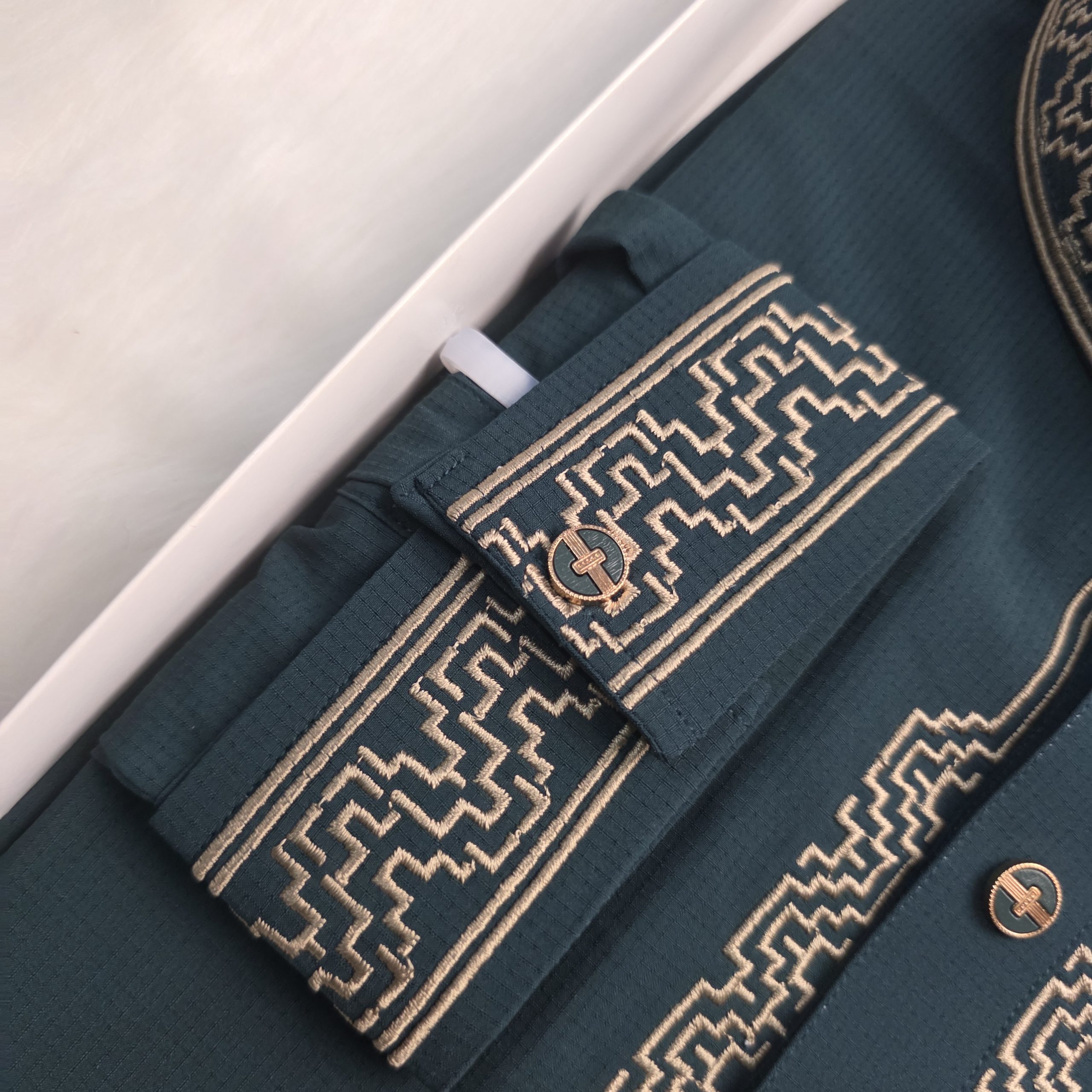 Premium Emerald Majesty Panjabi - Image 3