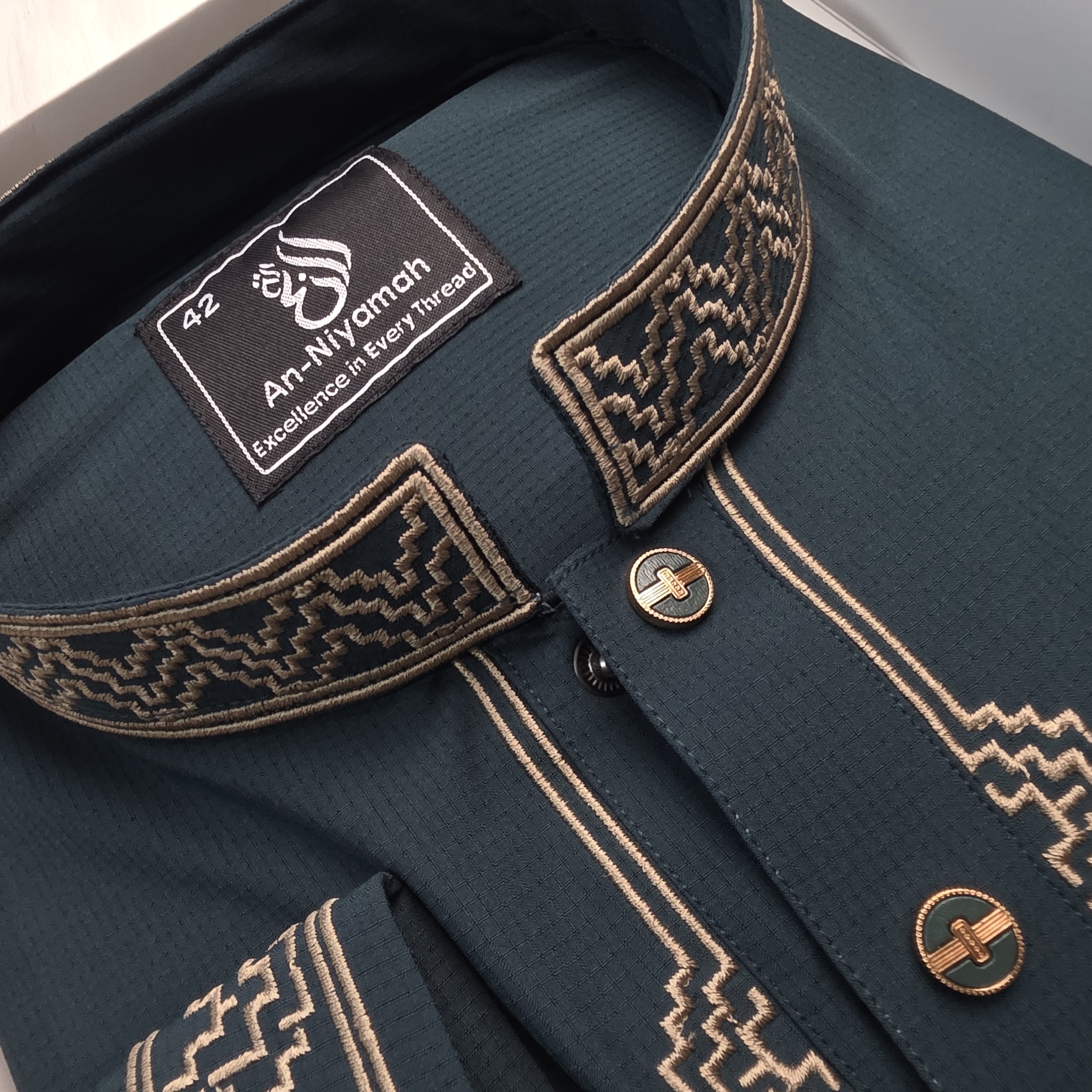 Premium Emerald Majesty Panjabi - Image 2