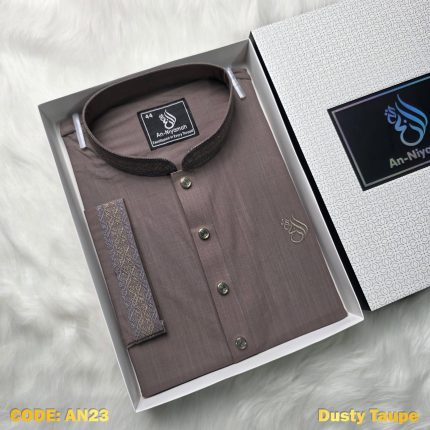 premium-dusty-taupe-chomok-cotton-panjabi