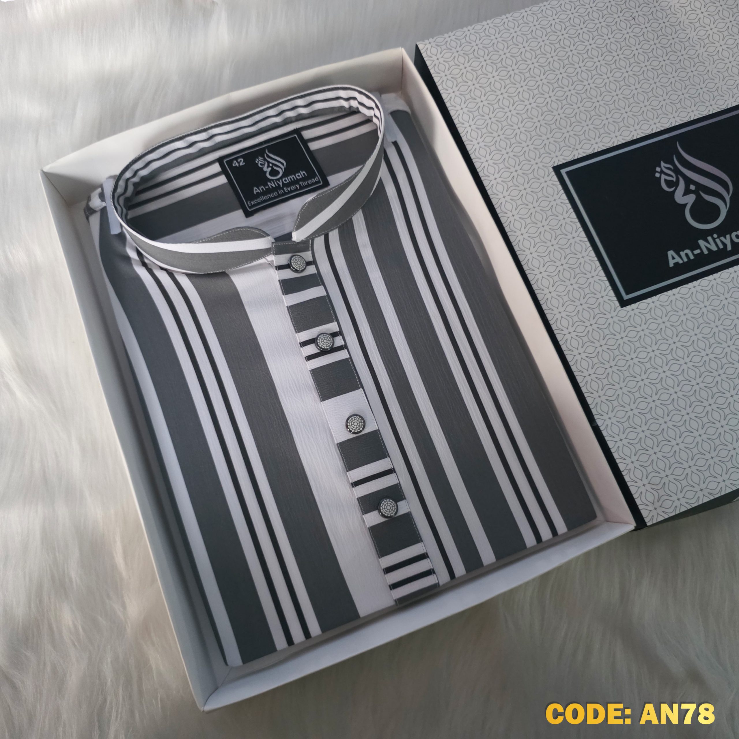 premium-grey-white-striped-panjabi-summer-collection