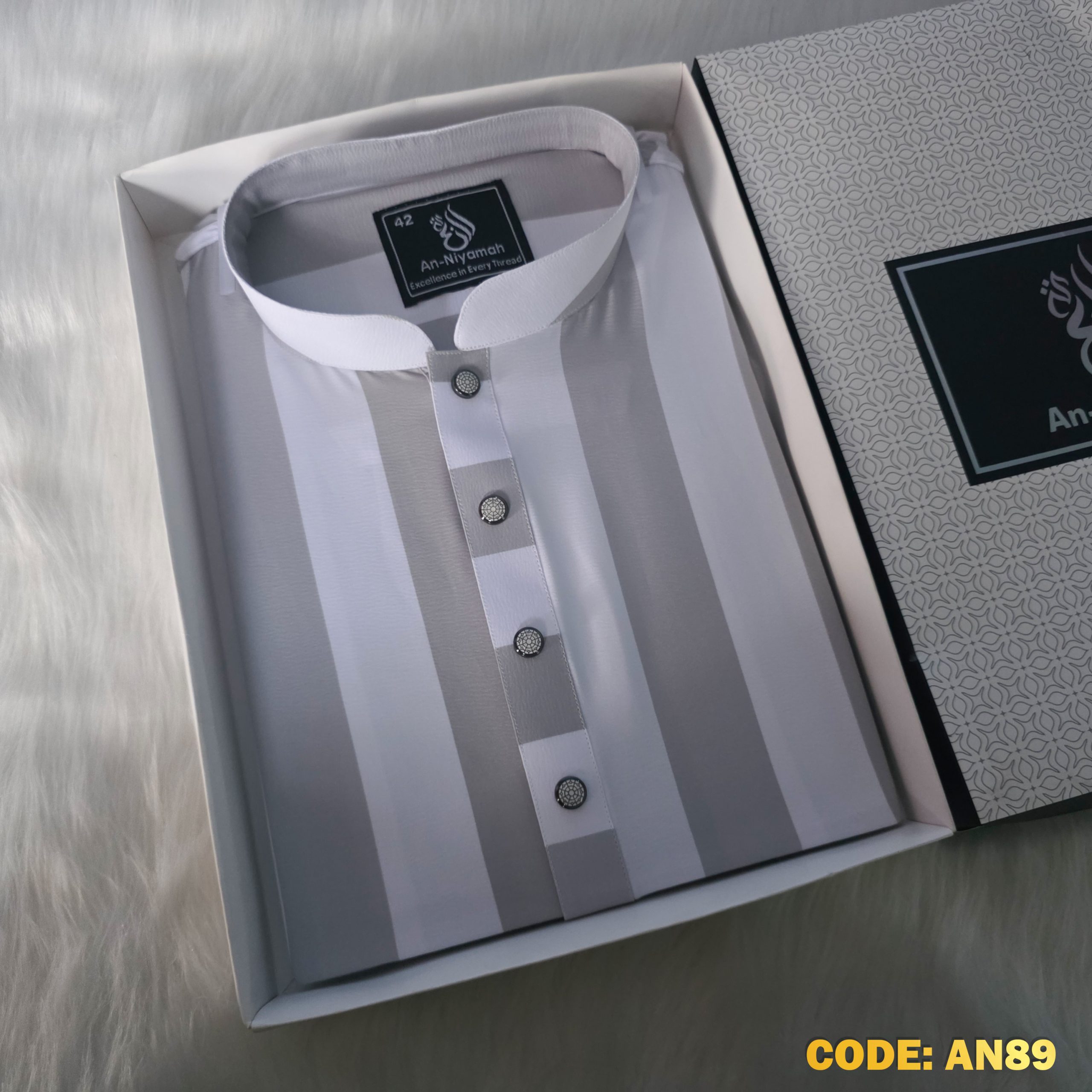 premium-light-grey-striped-panjabi-summer-collection
