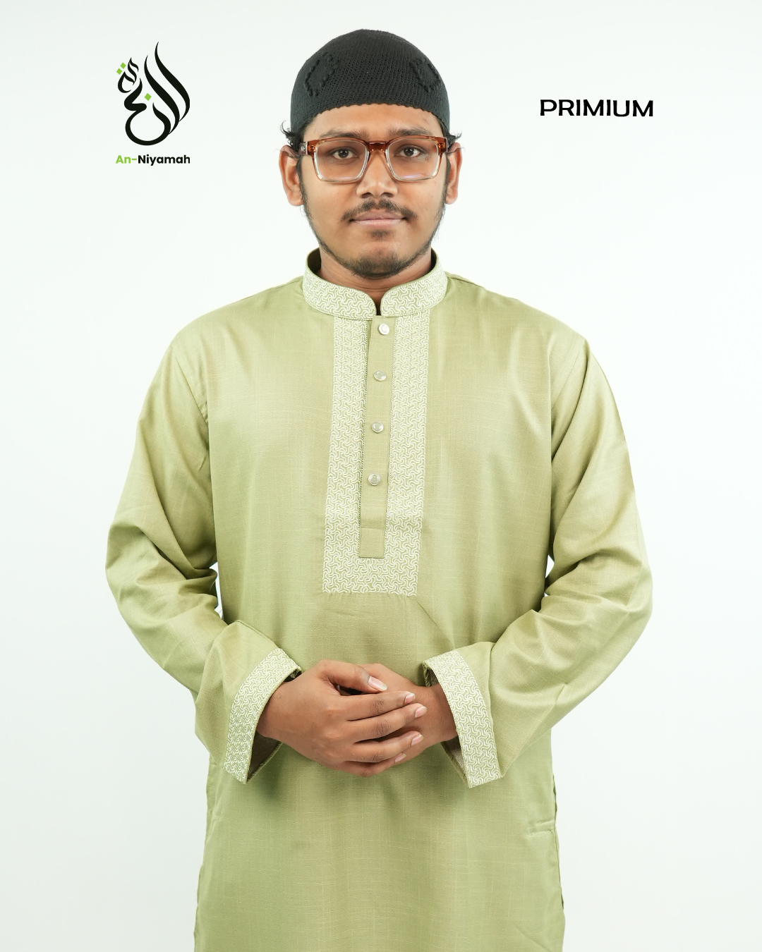 premium-light-olive-panjabi-an-402