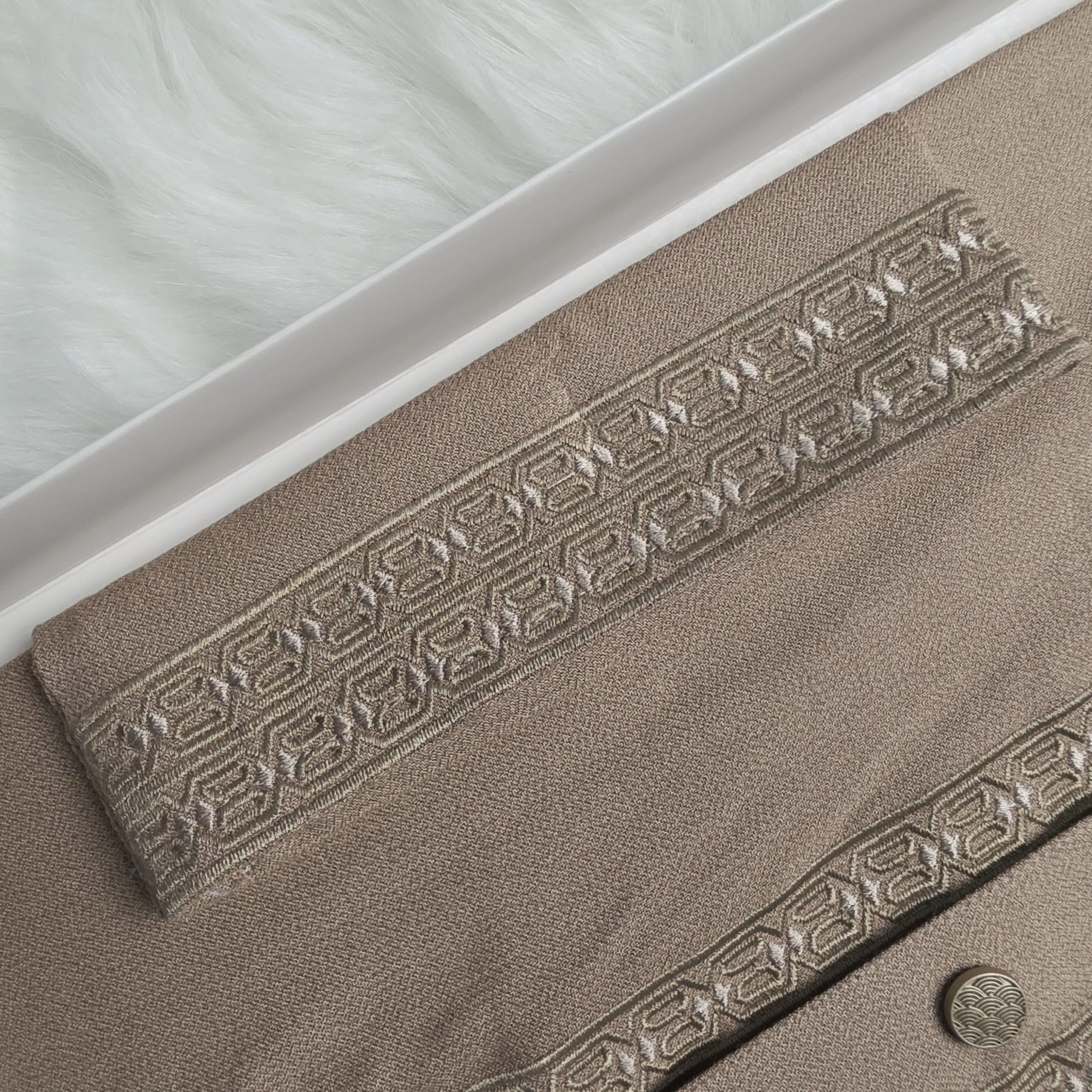 Premium Light Brown Panjabi - Image 2