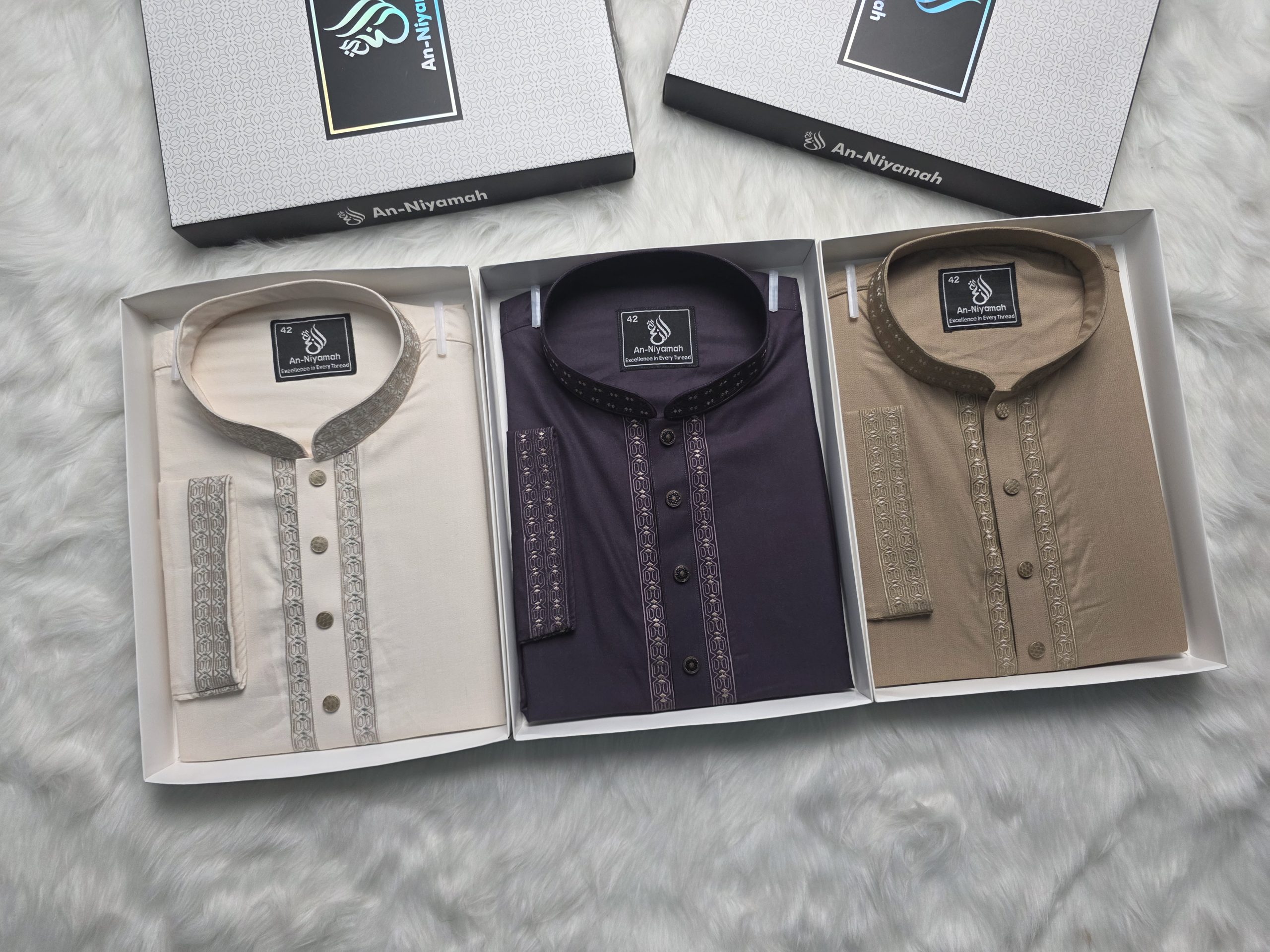 Premium Light Brown Panjabi - Image 4