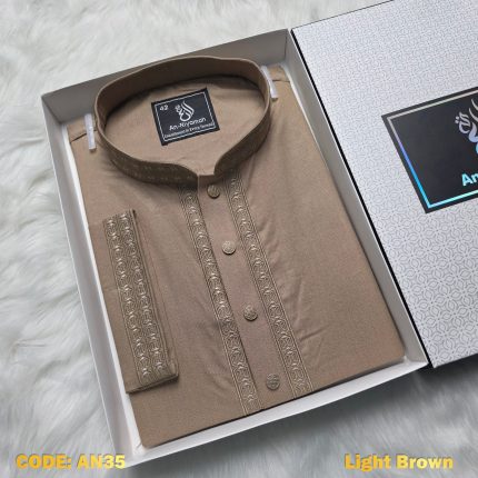 premium-light-brown-panjabi