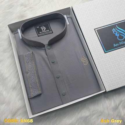 premium-cherry-fabric-panjabi-ash-grey