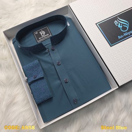 prestige-export-fabric-panjabi-steel-blue