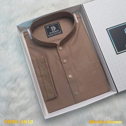 flower-cotton-panjabi-mocha-brown
